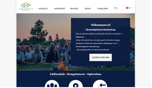 screenshot of ihs design