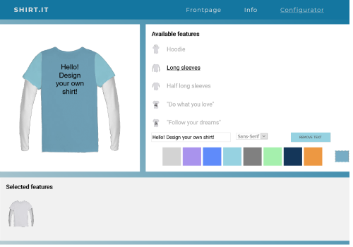 screenshot of shirt.it